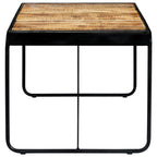 Mesa de comedor de madera maciza de mango rugosa 180x90x76 cm