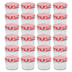 Tarros de mermelada de vidrio con tapa dorada 48 uds 230 ml