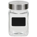 Tarros de almacenaje con pegatina 12 unidades 300 ml
