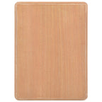 Mesita de noche madera maciza de pino gris y marrón 40x30x50 cm