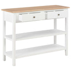 Aparador de MDF 110x35x80 cm blanco