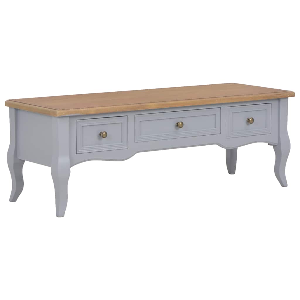 Móvel de TV em madeira branco 100x35x35 cm