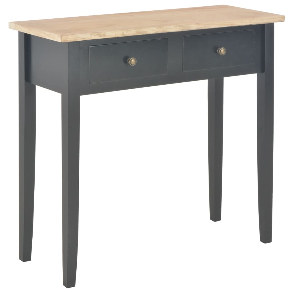 Mesa consola tocador de madera blanca 79x30x74 cm