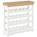 Armario botellero MDF blanco 70x22,5x70,5 cm