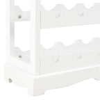 Armario botellero MDF blanco 70x22,5x70,5 cm