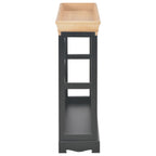 Armario botellero MDF negro 70x22,5x70,5 cm