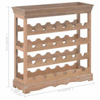 Armario botellero MDF marrón 70x22,5x70,5 cm