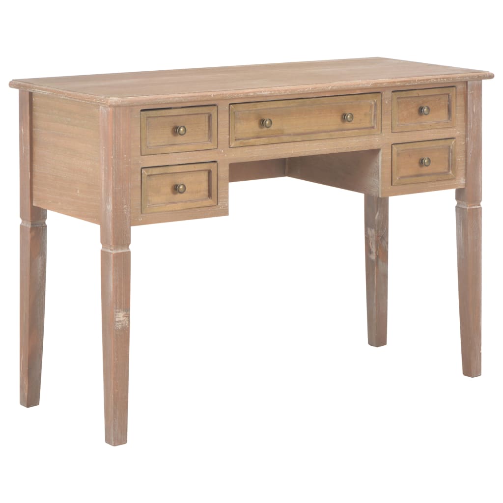White wooden desk 109.5x45x77.5 cm