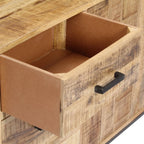 Aparador de madera de mango maciza 88x30x71 cm