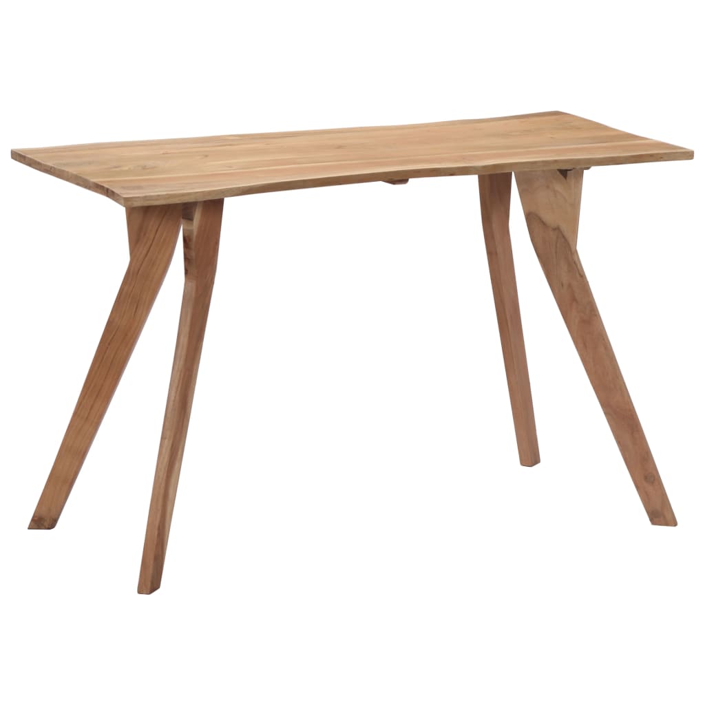 Mesa de comedor madera maciza de acacia 120x58x76 cm