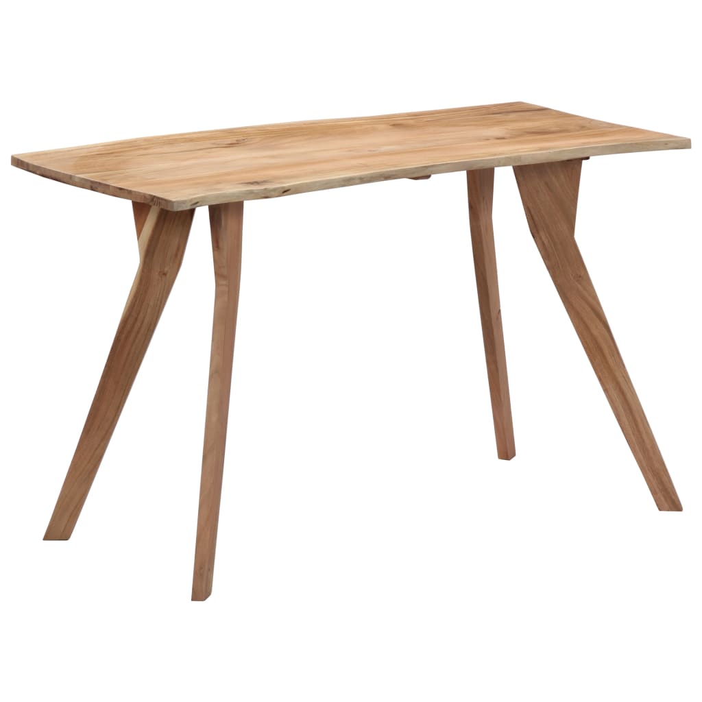Mesa de comedor madera maciza de acacia 120x58x76 cm