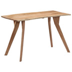 Mesa de comedor madera maciza de acacia 120x58x76 cm