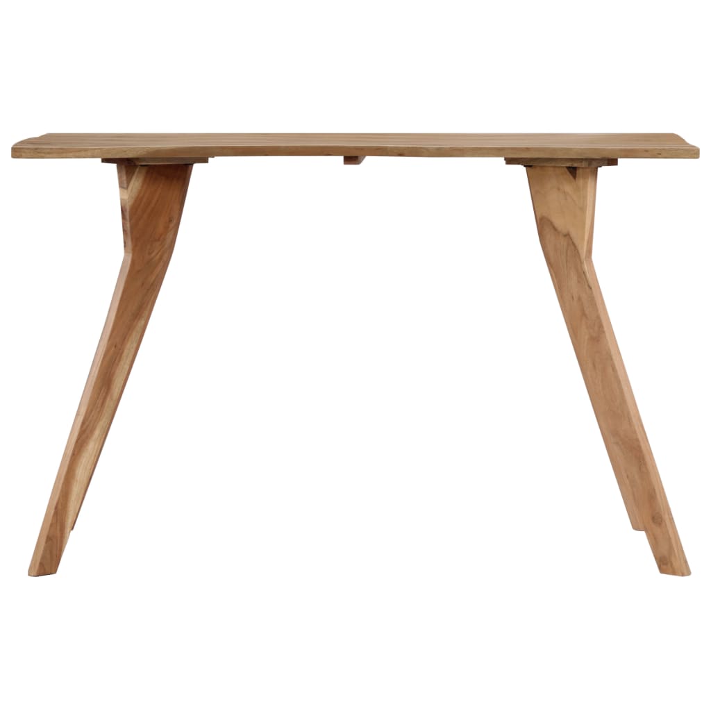 Mesa de comedor madera maciza de acacia 120x58x76 cm