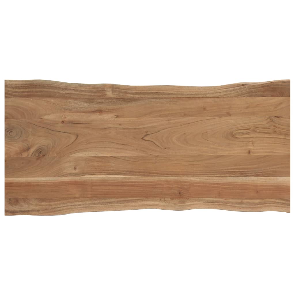 Mesa de comedor madera maciza de acacia 120x58x76 cm