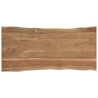 Mesa de comedor madera maciza de acacia 120x58x76 cm
