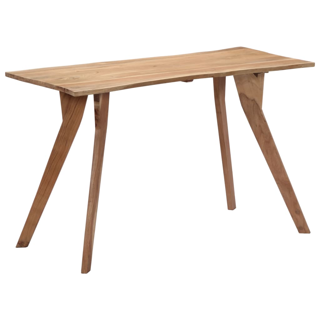 Mesa de comedor madera maciza de acacia 120x58x76 cm