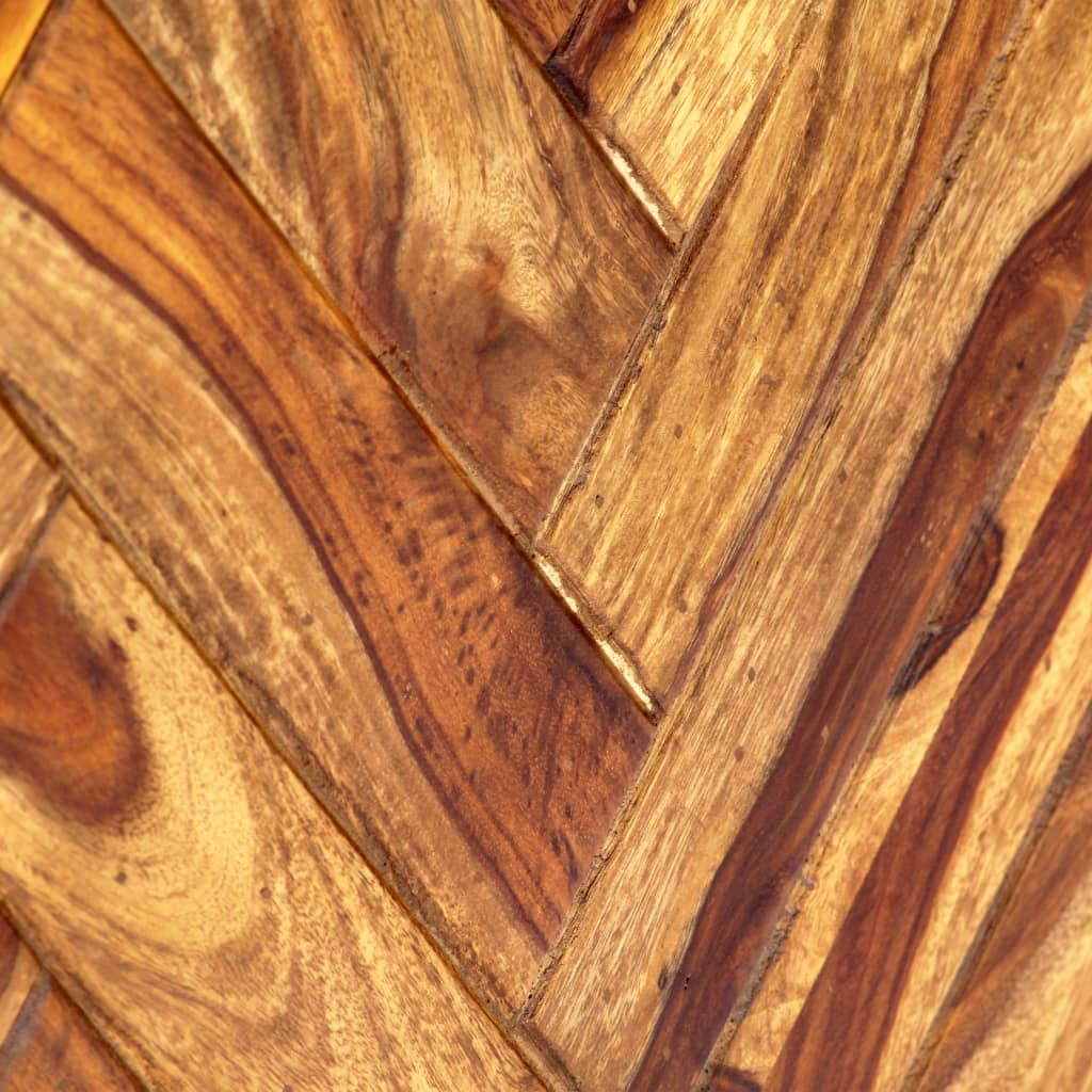 Aparador de madera maciza de acacia 118x30x60 cm