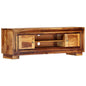 Mueble de TV madera maciza de acacia 118x30x40 cm