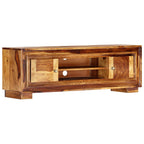 Mueble de TV madera maciza de acacia 118x30x40 cm