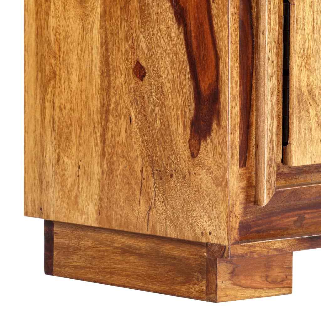Mueble de TV madera maciza de acacia 118x30x40 cm