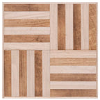Mesa de centro de madera maciza 50x50x33,5 cm