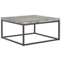 Mesa de centro con aspecto de hormigón 55x55x53 cm