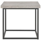 Mesa de centro con aspecto de hormigón 55x55x53 cm