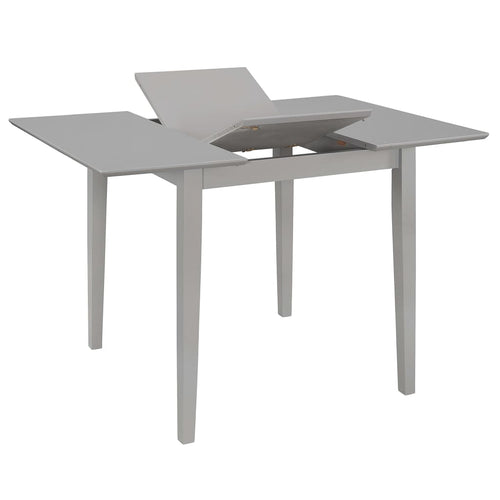 Extendable gray dining table (80-120)x80x74 cm MDF