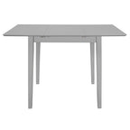 Mesa de comedor extensible gris (80-120)x80x74 cm MDF