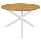 Mesa de comedor blanca 120x75 cm MDF