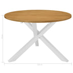 Mesa de comedor blanca 120x75 cm MDF