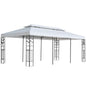 White gazebo 3x6 m