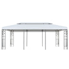 Cenador blanco 3x6 m