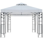 Cenador blanco 3x6 m