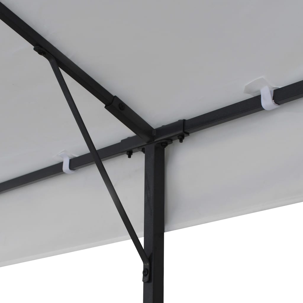 Cenador blanco 3x6 m