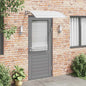 Marquise de porta PC preta 120x75 cm