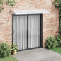 Marquise de porta PC preta 120x75 cm