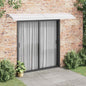 Marquise de porta PC preta 120x75 cm