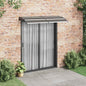 Marquise de porta PC preta 120x75 cm