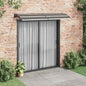 Marquise de porta PC preta 120x75 cm