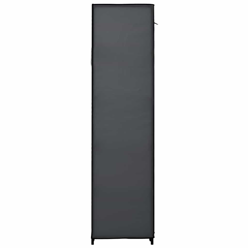 Armario plegable de tela gris 110x45x175 cm