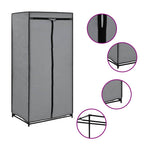Armario color crema 75x50x160 cm