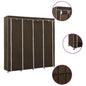 Armario con 4 compartimentos color crema 175x45x170 cm