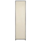 Armario con 4 compartimentos color crema 175x45x170 cm