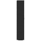 Zapatero de tela con funda negro 60x30x166 cm