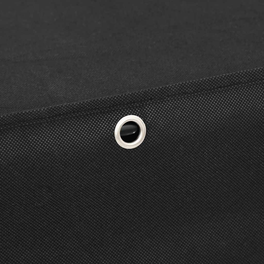 Zapatero de tela con funda negro 60x30x166 cm