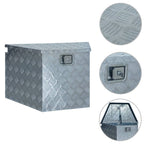 Caja de aluminio 1085x370x400 mm negra