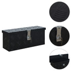 Caja de aluminio 1085x370x400 mm negra