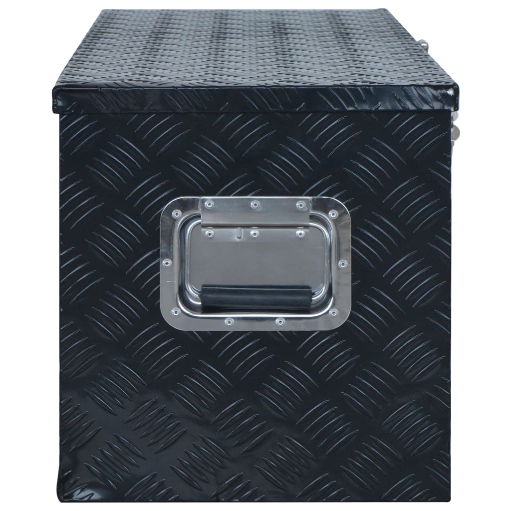 Caja de aluminio 1085x370x400 mm negra