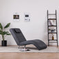 Sofa with grey artificial suede pillow